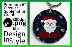 Trendy Round Design Sublimation PNG , Holiday Product Image 1