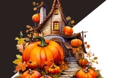 Autumn Fantasy Houses Clipart Bundle Product Image 3