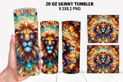 Skinny Tumbler 20oz Wrap Design, Summer Tumble PNG Design Product Image 1