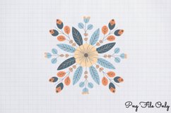 Scandinavian Folk Art Winter Clipart PNG Product Image 1