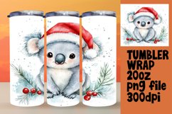 Stylish Tumbler Design for Sublimation , Christmas Animals Product Image 1