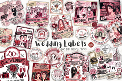 Wedding Labels Clipart Product Image 1