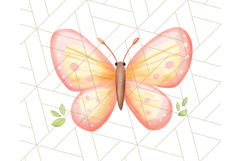 Pastel Watercolor Spring Clipart, Cheerful Floral Png Design Product Image 3