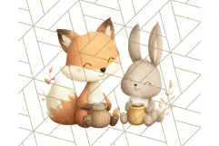 Woodland Autumn Animals PNG Clipart for Fall & Harvest Product Image 3