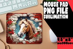 Festive 3D Wall Breakout Christmas Mouse Pad Product Image 1