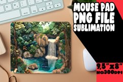 Beautiful 3D Landscape Sublimation Mouse Pad Product Image 1
