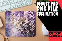 Owl Wonderland Sublimation Mouse Pad Collection Product Image 1