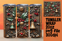 Sublimation-Ready 20oz Artwork , Christmas Product Image 1