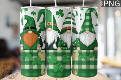 St. Patricks Day Gnome Tumbler Wrap - High Quality 300 Dpi Product Image 1
