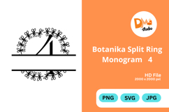 Botanika Split Ring Monogram Product Image 1
