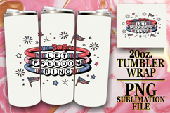 Bright reflections 20oz tumbler wrap, Patriotic Product Image 1