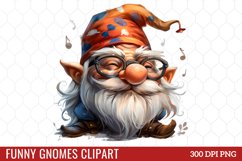 Funny Gnomes Clipart Product Image 1