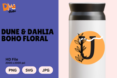 Dune &amp; Dahlia Boho Floral Monogram Product Image 1