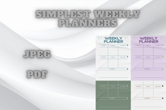 best simplest weekly planner freebie 63, free Weekly planner Product Image 3