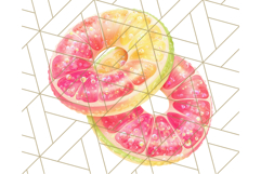 Strawberry Red Lemon Yellow Summer Clipart PNG, Summer Icons Product Image 3