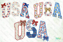 4th of July USA Painted Clipart Product Image 1