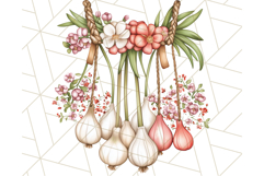 Cottagecore Kitchen Clipart, Vintage Country Floral Kitchen Product Image 3