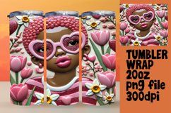 ARTISTIC 20oz Tumbler Wrap for Custom Gifts , 3D Cupid Product Image 1