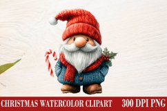 Christmas Gnome Clipart, Winter Clipart Product Image 1
