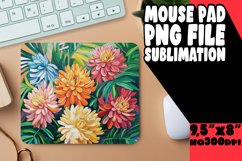 Hand-Painted Oil Flower Art Round Design PNG Product Image 1