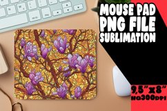 Nature-Inspired Floral Mouse Mat Product Image 1