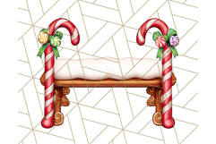 Peppermint Candy Cane Clipart PNG, Christmas Sweet Street Product Image 3