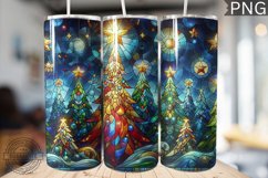 Christmas Tree Tumbler Wrap Design |High Quality 300 Dpi Product Image 1