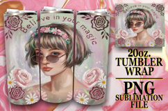 RADIANT SPIRIT 20oz TUMBLER WRAP, Woman Product Image 1