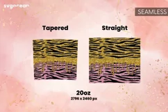 Leopard Tumbler Design | Skinny 20 oz | Tapered | Straight Product Image 2