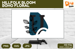 Hillfolk Bloom Boho Floral Monogram Product Image 1