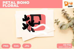 Petal Boho Floral Monogram Product Image 1