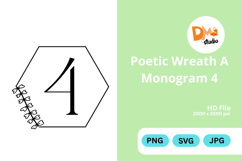 Poetic Wreath Monogram Logo Product Image 1