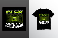 Dimension writing design, suitable for screen printing Product Image 1