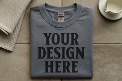 Ash Gildan 5000 Flat Lay Tshirt Mockup, G5000 mockup, trandy Product Image 1