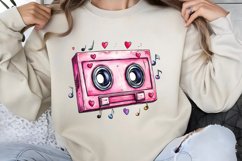 Retro Valentine Clipart PNG Product Image 1