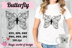 Butterfly SVG vinyl transfer for Products and Crafts Product Image 1