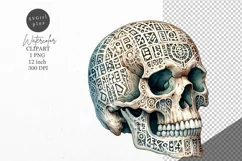 Halloween clipart, Skull clipart, Autumn clipart Product Image 1