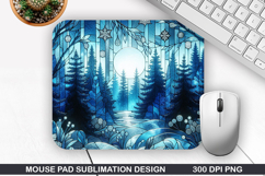 Christmas Tree Mouse Pad Sublimation,Christmas Mouse Pad PNG Product Image 1