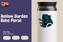 Hollow Garden Boho Floral Monogram Product Image 1