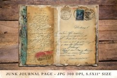 Printable Junk Journal Pages postcard 2 Product Image 1