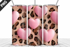 Valentines Love Skinny Tumbler PNG Wrap| Valentines Tumbler Product Image 4