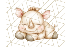 Pastel Safari Jungle Baby Animals PNG Clipart, Nursery Product Image 3