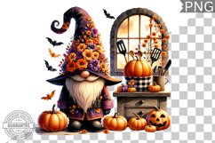 Halloween Kitchen Gnome Sublimation - Clipart PNG Design Product Image 1