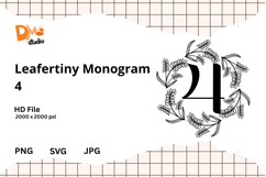 Leafertiny Monogram Product Image 1