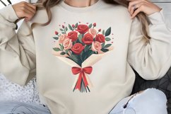 Cute Watercolor Valentines Day Clipart PNG Product Image 1