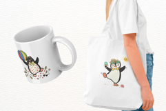 Summer Funny Penguin Clipart Product Image 3