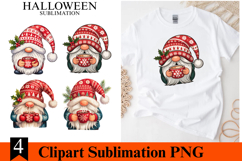 4 Christmas Gnome Clipart PNG | Merry Christmas Png Product Image 1