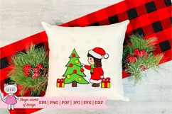 Baby Christmas Clip Art for Silhouette and Cricut Product Image 2