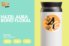 Hazel Aura Boho Floral Monogram Product Image 1