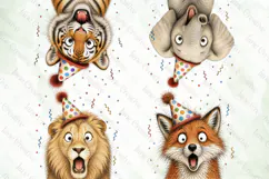 Surprise Birthday Animal PNG Clipart Product Image 1